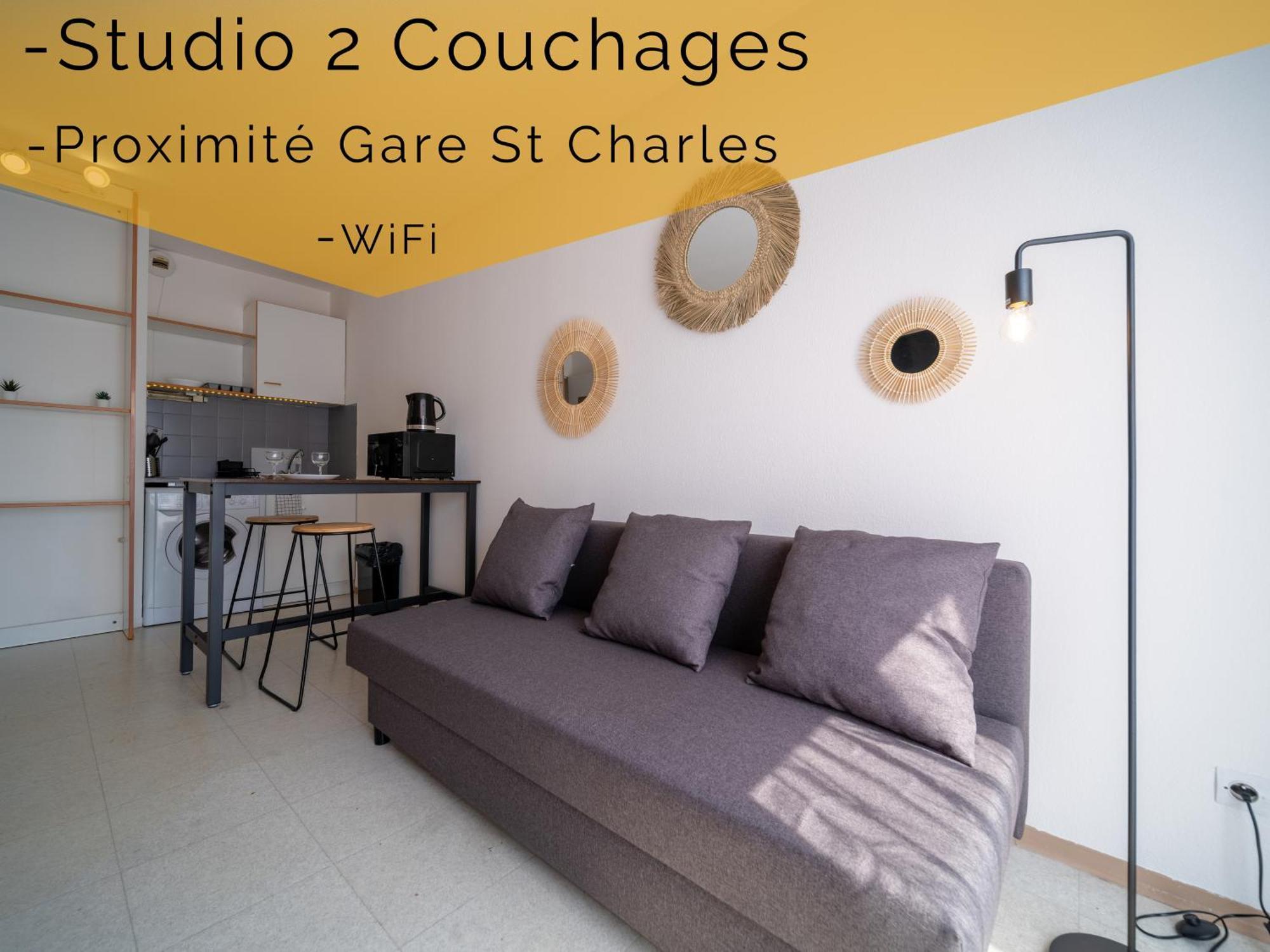 Appartement Tout Equipe A 6 Minutes De La Gare St Charles Marseilles Buitenkant foto
